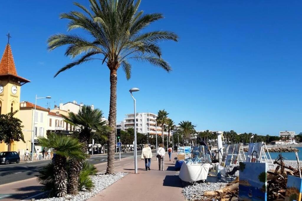 Studio Cosy Terrasse Front Mer Cagnes-sur-Mer Exteriör bild